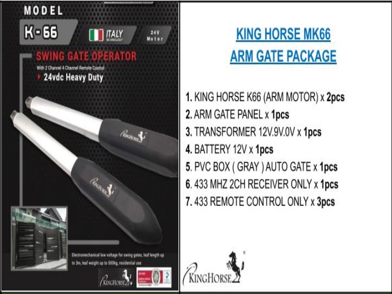 KING HORSE K66 ( E3 / K6 ) A/G PACKAGE
