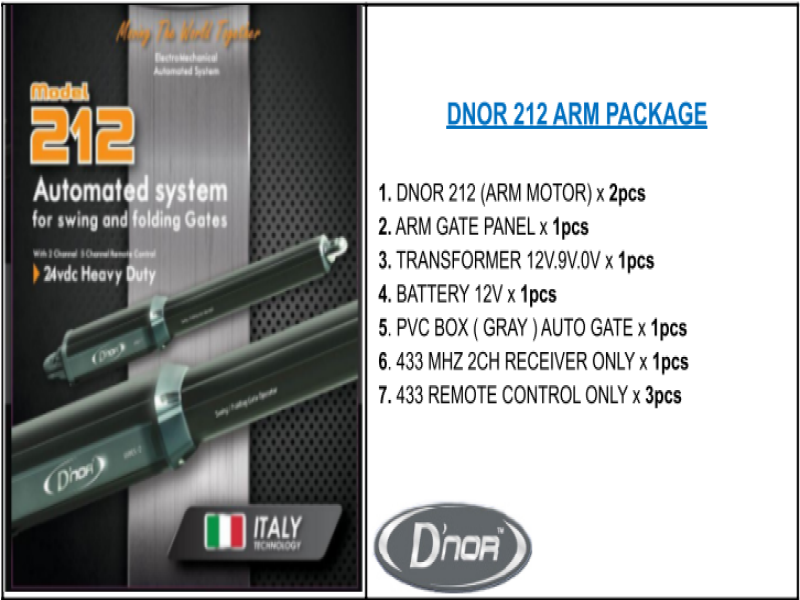 DNOR ARM 212 ( E3 / K6 ) A/G PACKAGE