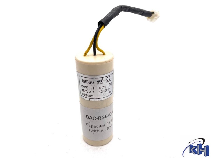 CAPACITOR ( 9 + 9 UF )( FOR BARRIER GATE )