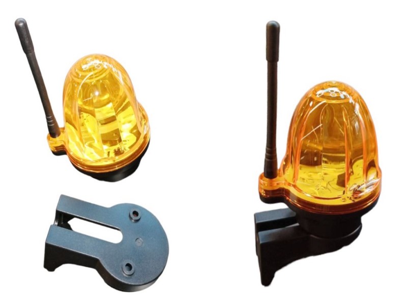 FLASH LIGHT ( YELLOW ) BUZZER WITH REMOTE EXTENDER